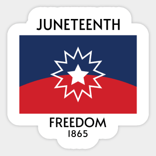 Juneteenth Freedom 1865 Celebration Black History Sticker